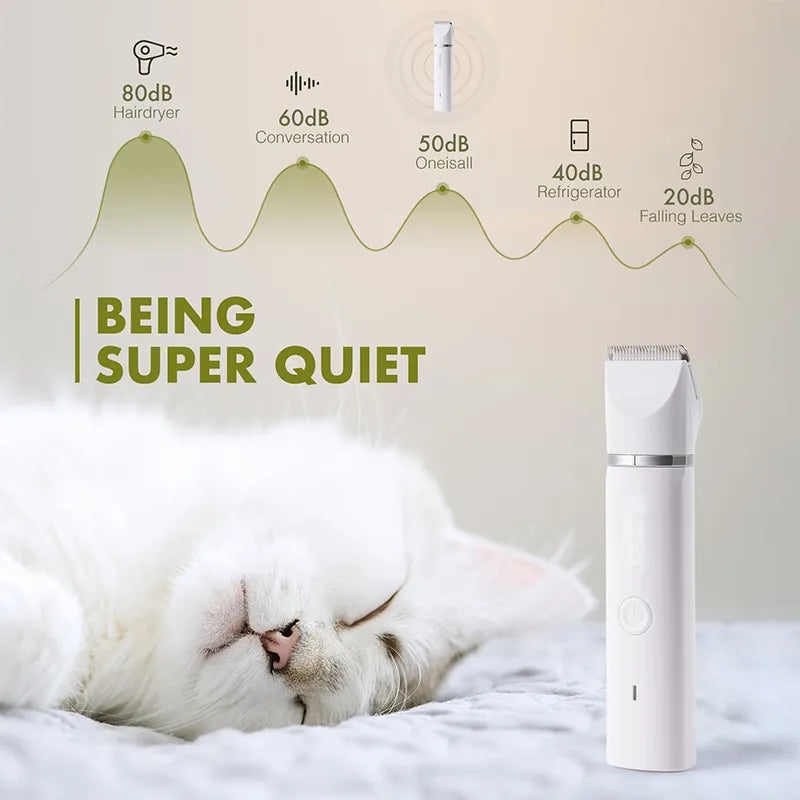 4-in-1 Rechargeable Pet Grooming Kit